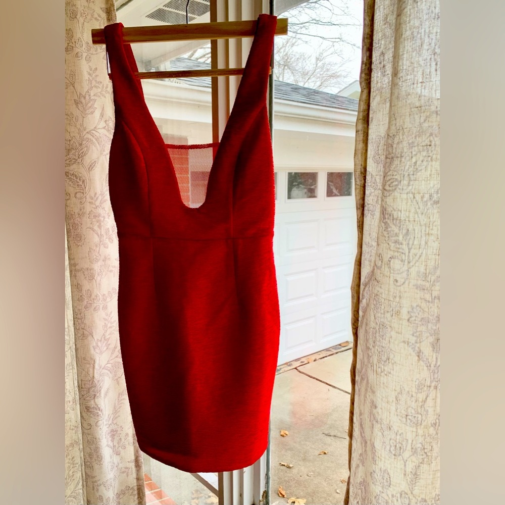 Angel Biba Red Mini Dress